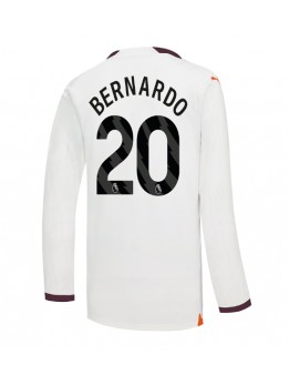 Moški Nogometna dresi replika Manchester City Bernardo Silva #20 Gostujoči 2023-24 Dolgi rokav